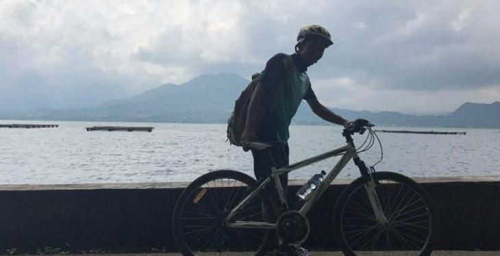 Batur Caldera Cycling at Kintamani Bali